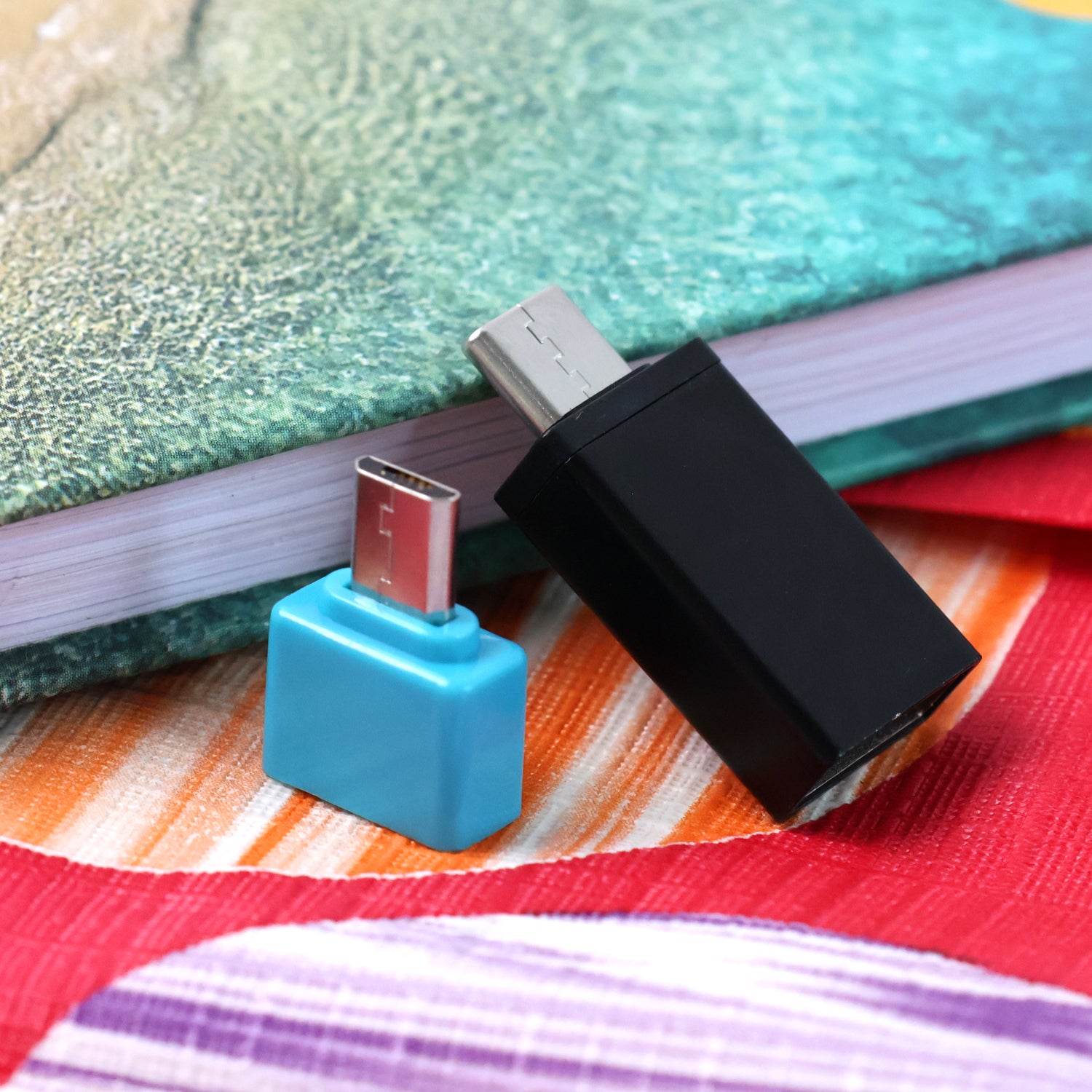 Usb Micro Type-c To Usb-a Otg Adapter - (2 Pc Set) Usb Micro Type-c To Usb-a Otg Adapter - (2 Pc Set)