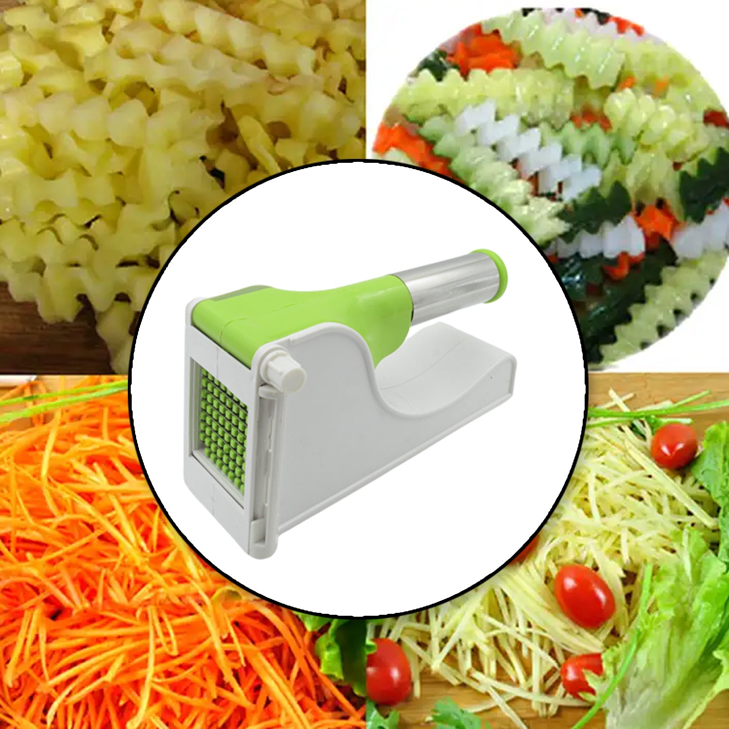 114 Virgin Plastic French Fry Chipser Potato Chipserpotato Slicer With Container 114 Virgin Plastic French Fry Chipser Potato Chipserpotato Slicer With Container