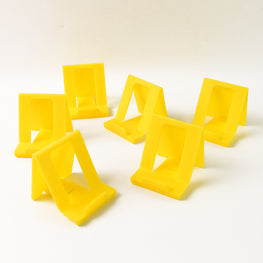 Adjustable Foldable Plastic Mobile Phone Stand (6 Pc Mix Color)