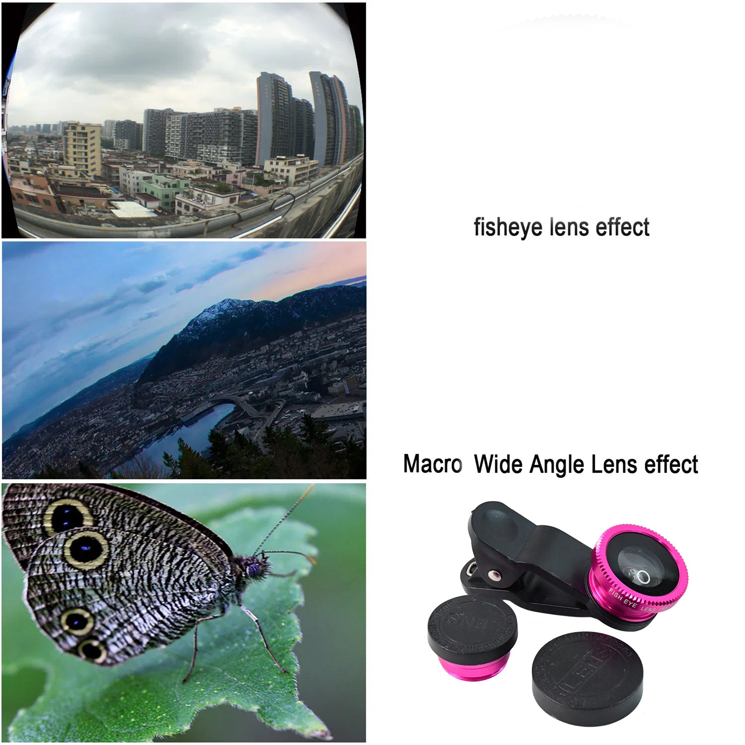 Universal Clip-on Mobile Camera Lens (1 Set) Universal Clip-on Mobile Camera Lens (1 Set)