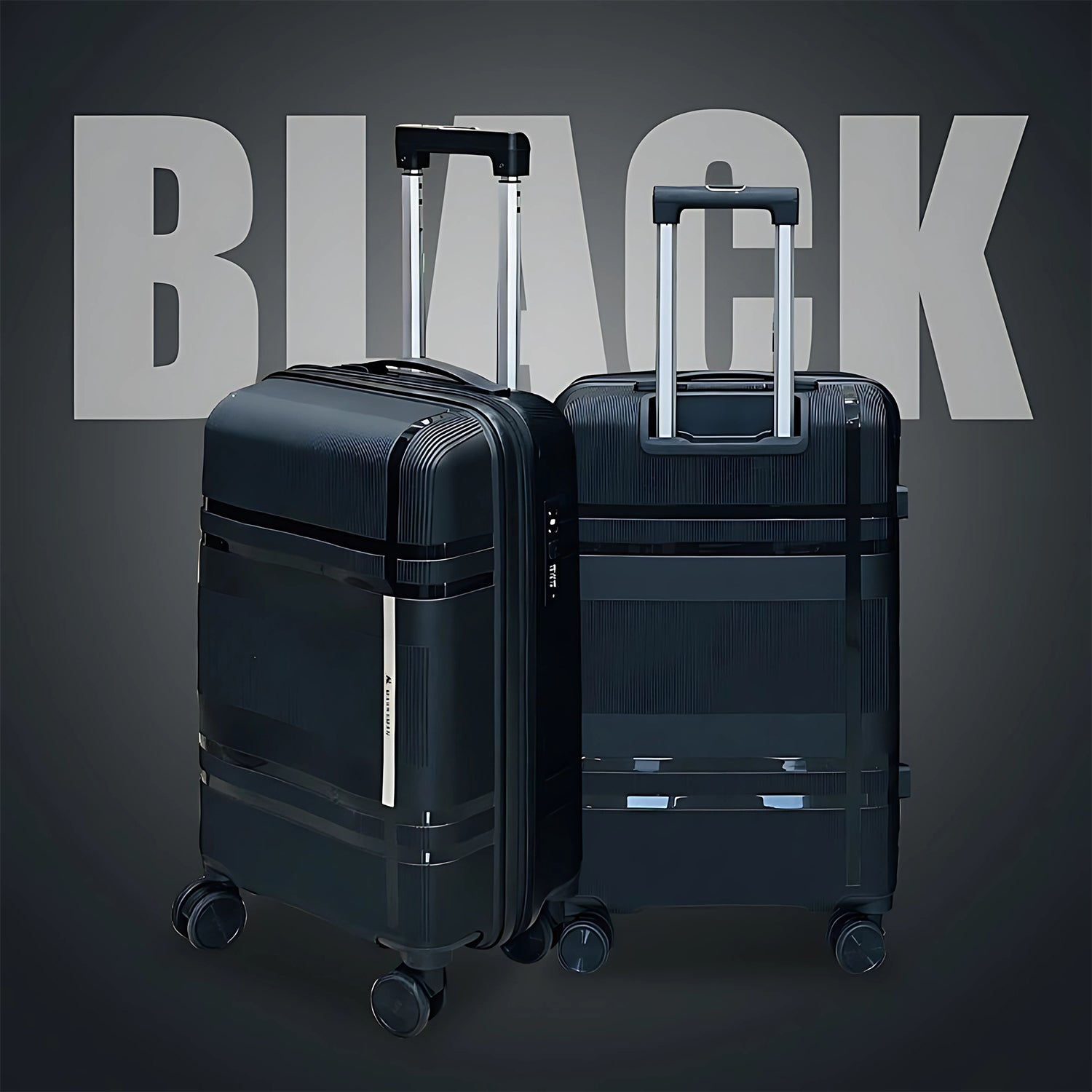 Mix Color Hard-shell Luggage Trolley 4-pc (Set) Mix Color Hard-shell Luggage Trolley 4-pc (Set)