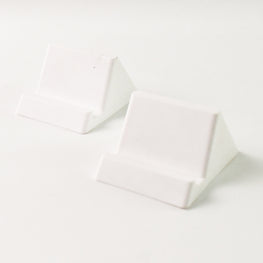 Compact Plastic Mobile Phone Holder Stand (2 Pc Mix Color)