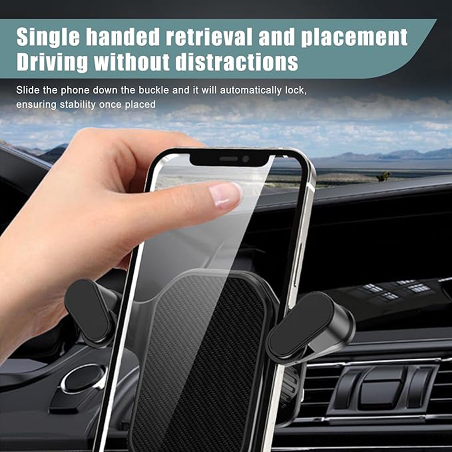 Plastic Car Mobile Holder (1 Pc) Plastic Car Mobile Holder (1 Pc)