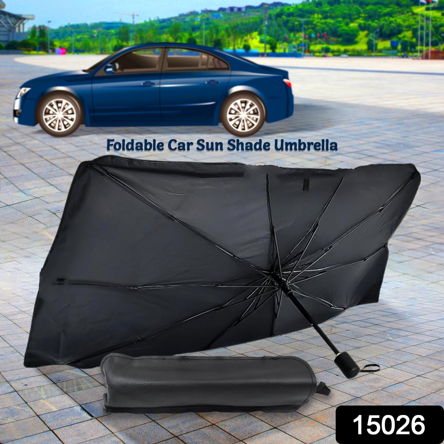 Windshield Umbrella Sun Shade Cover For Car (1 Pc) Windshield Umbrella Sun Shade Cover For Car (1 Pc)
