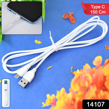 Usb To Type-c Fast Charging And Data Transfer Cable 150 Cm Usb To Type-c Fast Charging And Data Transfer Cable 150 Cm