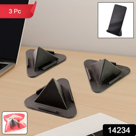 Pyramid Mobile Stand With 3 Different Inclined Angles (3 Pc Set) Pyramid Mobile Stand With 3 Different Inclined Angles (3 Pc Set)
