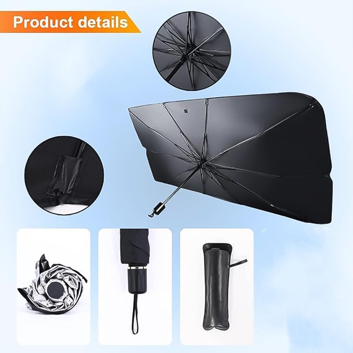 Windshield Umbrella Sun Shade Cover For Car (1 Pc) Windshield Umbrella Sun Shade Cover For Car (1 Pc)