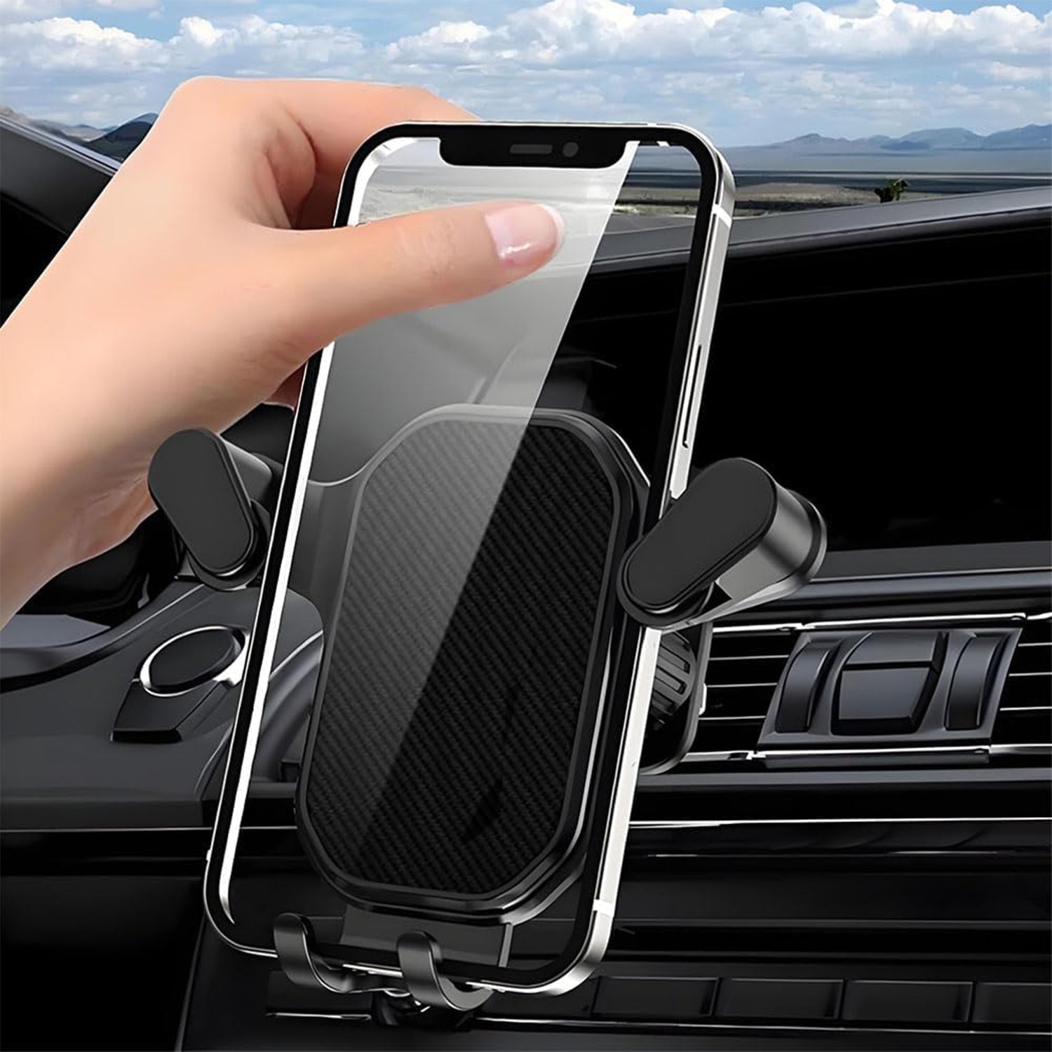 Plastic Car Mobile Holder (1 Pc) Plastic Car Mobile Holder (1 Pc)