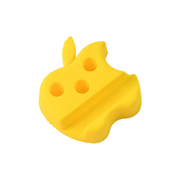 Multi-functional Apple-shaped Plastic Mobile Stand With Pen Holder (1 Pc Mix Color)