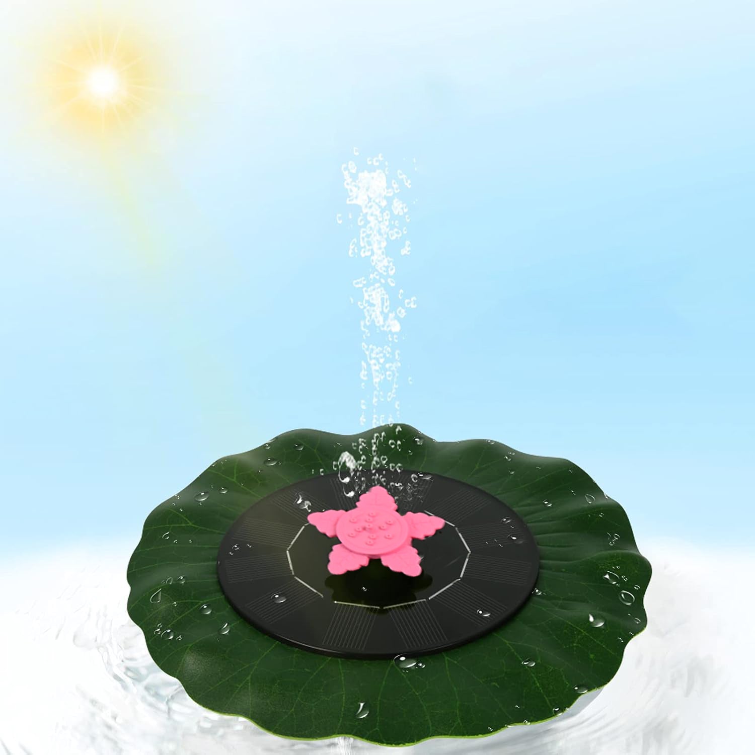 Solar-powered Floating Fountain Pump For Ponds Solar-powered Floating Fountain Pump For Ponds