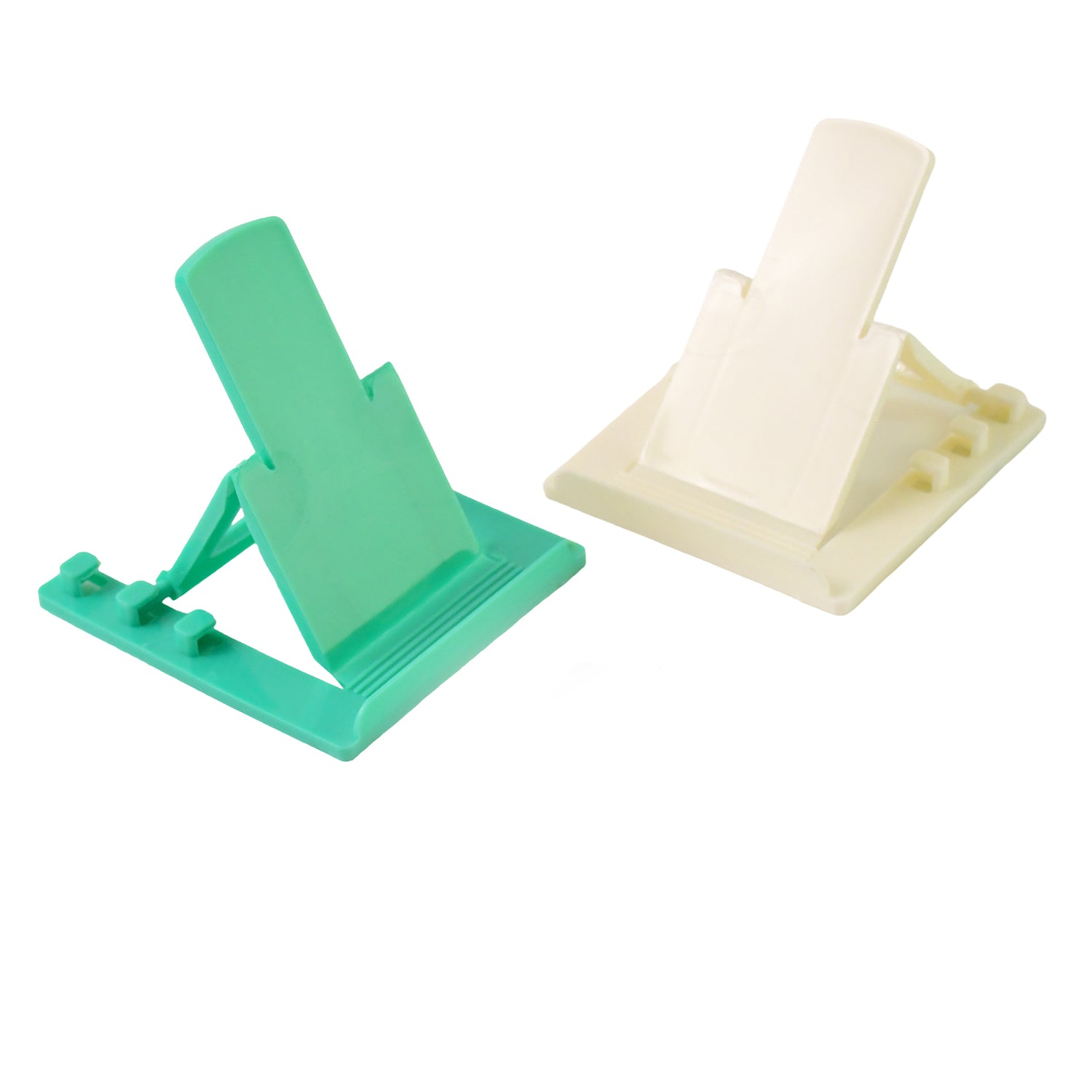 Adjustable Foldable Plastic Mobile Phone Stand Holder (2 Pc) Adjustable Foldable Plastic Mobile Phone Stand Holder (2 Pc)