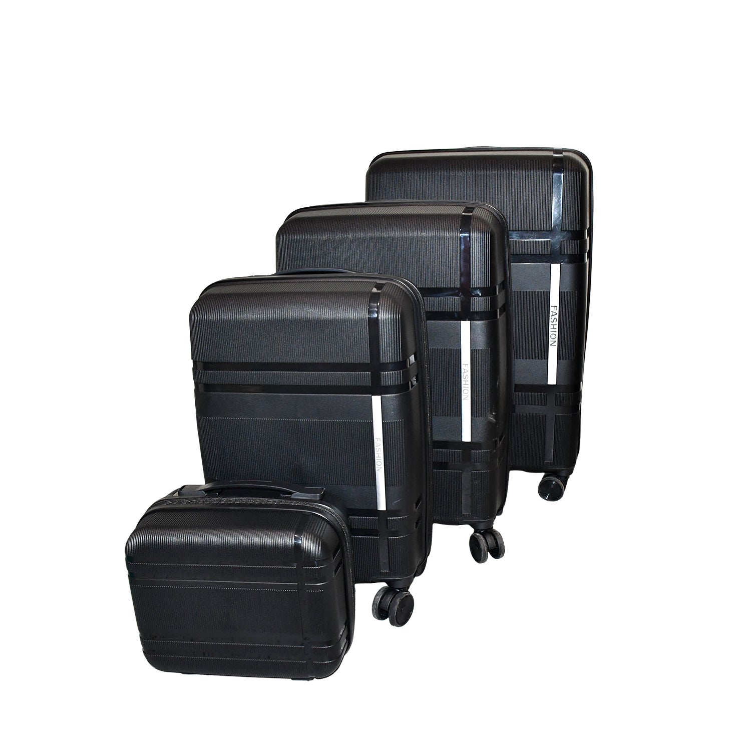 Mix Color Hard-shell Luggage Trolley 4-pc (Set) Mix Color Hard-shell Luggage Trolley 4-pc (Set)