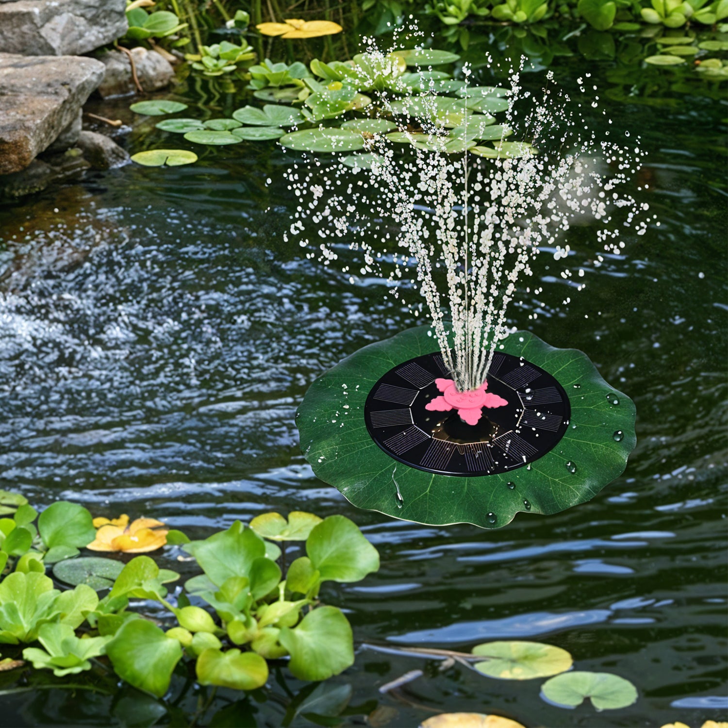Solar-powered Floating Fountain Pump For Ponds Solar-powered Floating Fountain Pump For Ponds