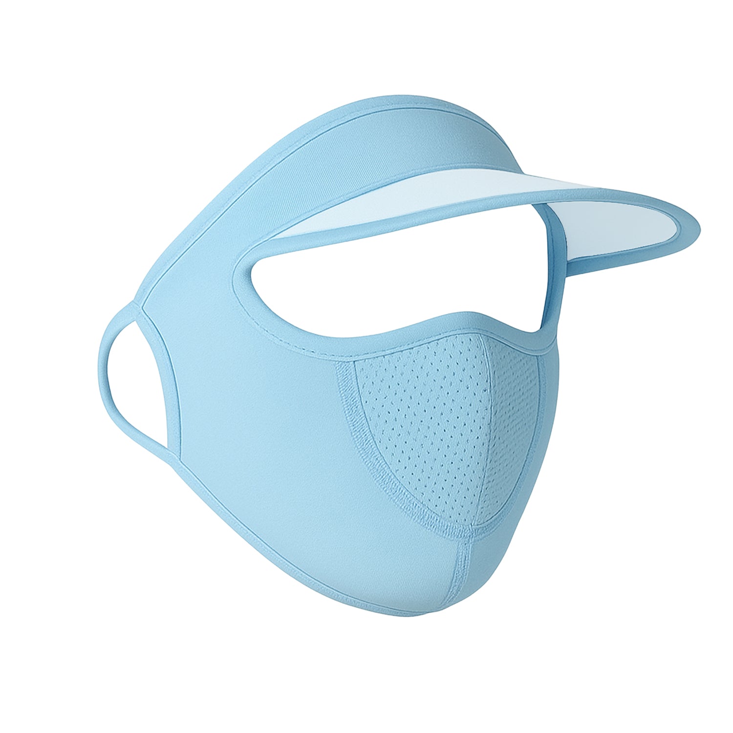 Womens Full Face Uv Protection Cap With Built-in Mask And Wide Brim Visor Breathable (1 Pc) Womens Full Face Uv Protection Cap With Built-in Mask And Wide Brim Visor Breathable (1 Pc)