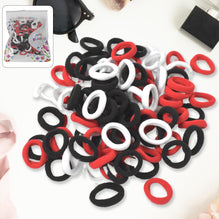 Small Hairbands Bands for Hair Rubber Bands (Pack of 50 / Multicolour), Hair accessories