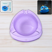 Oblivion Transparent Pueple Plastic Ashtray (1 Pc)