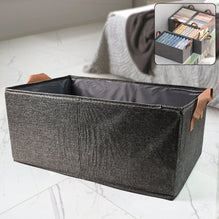Foldable Cloth Storage Organizer Bag With Handles (46x27Cm\1Pc)