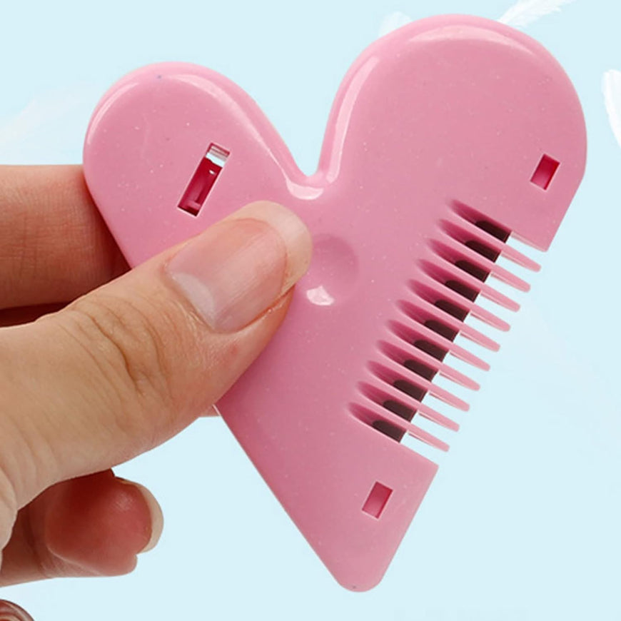 Heart Shape Baby Hair Scissors - Lightweight Stainless Steel Thinning Shears for Girls, Hair accessories