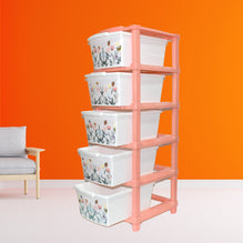 Plastic Smart Wonder Drawer Home Storage & Organization (5 Layer / 1 Pc)