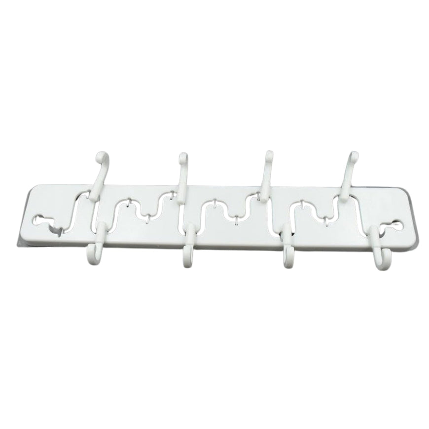 Adjustable Wall Hook: Slides for Easy Access (Bathroom & Home)