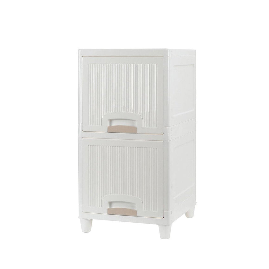 Multipurpose Storage Cabinet, Storage Solutions plastic drawers || Multi Layer Wardrobe Storage Drawers || Foldable Multipurpose Drawer Units For Kitchen, Bathroom, Bedroom, Cloth (2 Layer)