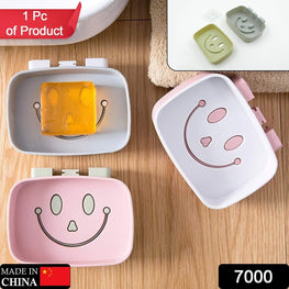 Soap Dish with Drain Soap Holder, Soap Saver Easy Cleaning, Soap Tray for Shower Bathroom Kitchen ,Sabudani (1 Pc)