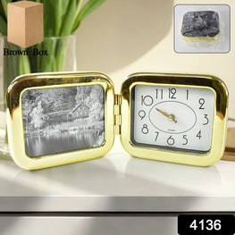 Portable Foldable Desk Clock – Space-Saving and Stylish (1 Pc)