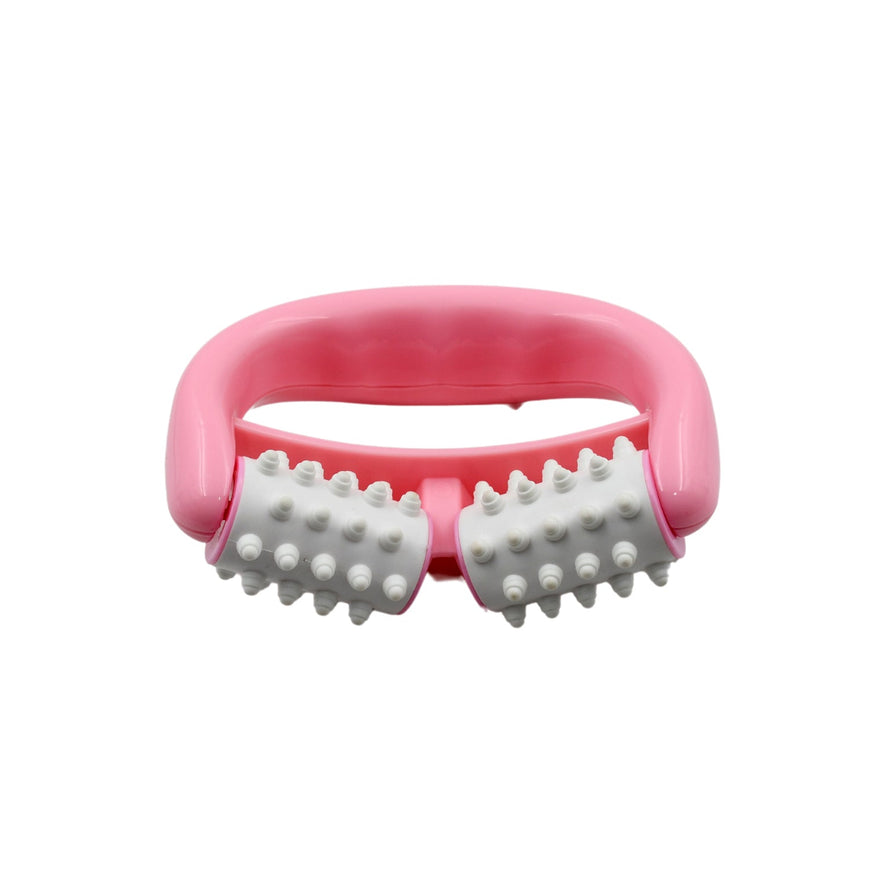 Plastic Massage Roller - 2-Roller Manual Design for Cellulite & Muscle Pain Relief
